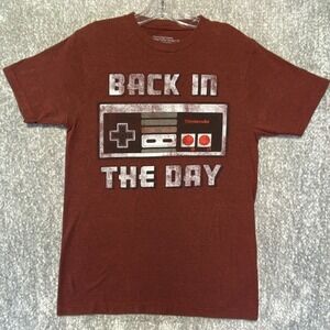 Nintendo‎ Back In The Day Graphic Tee Short Sleeve Gaming T-Shirt S